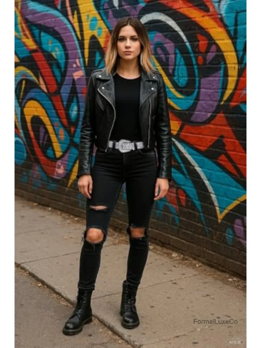 Rhinestone Western Belt Diamond Studded PU Leather Cowgirl Belt for Jeans